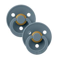 Bibs Colour Pacifier Two Pack - Petrol/Petrol Size One