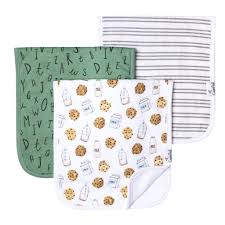 Copper Pearl Burp Cloths-Chip