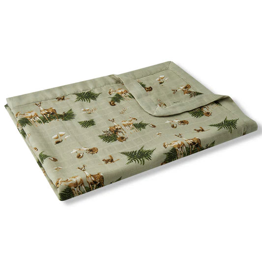 MILKBARN  Forest Party Bamboo Big Lovey Blanket