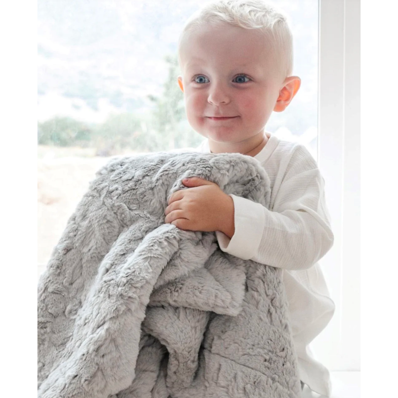 Saranoni Dream Receiving Blanket in Pebble