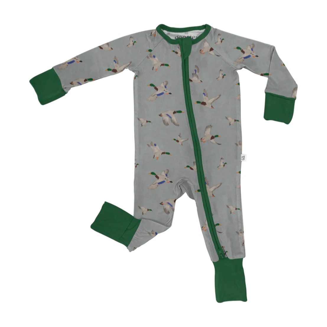 Goosies Mallard Ducks Romper (0-3)