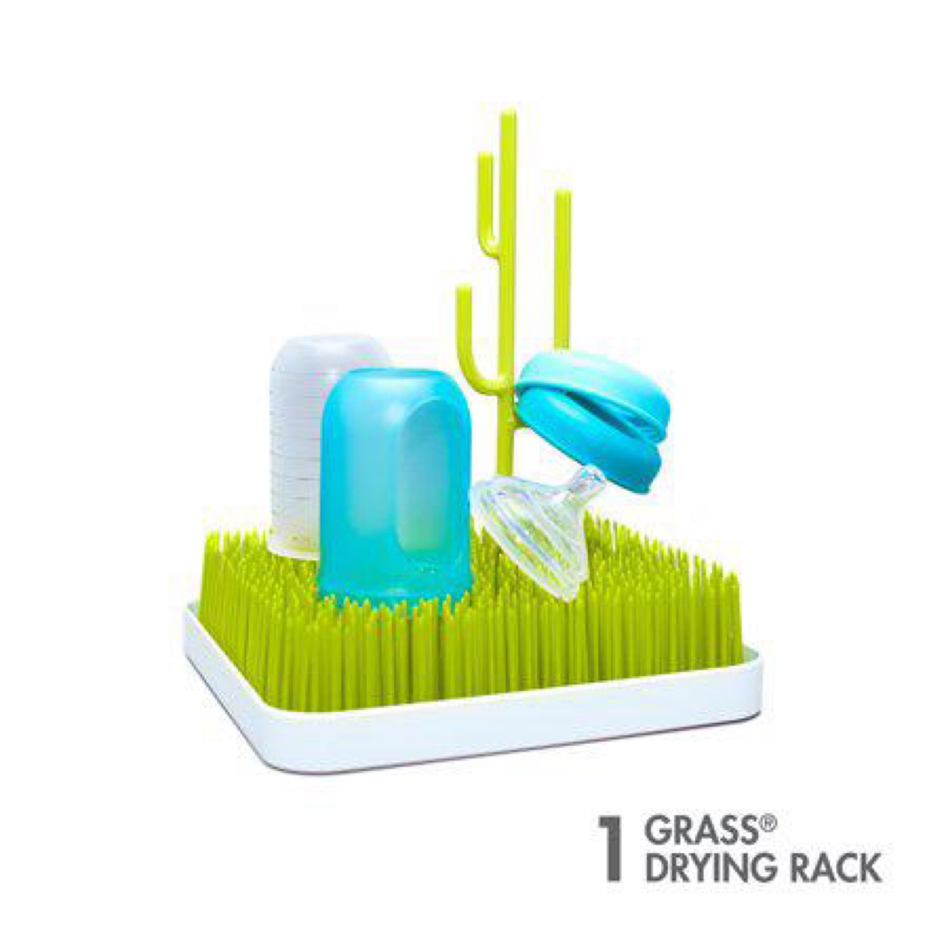 Boon Grass Countertop Drying Rack in Green