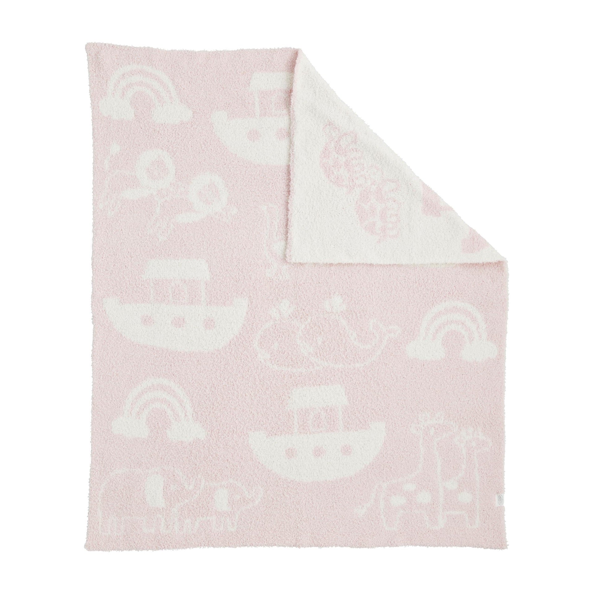 Mud Pie Noah’s Ark Chenille Blanket