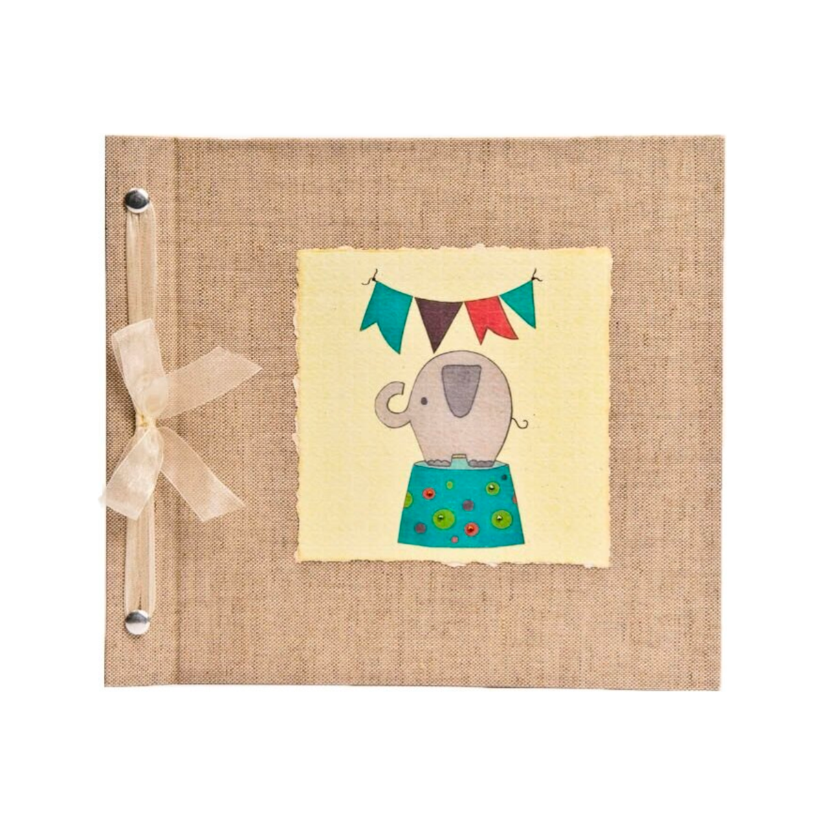 Hugs and Kisses Blue Elephant Memory Book (Newborn-5th Birthday)