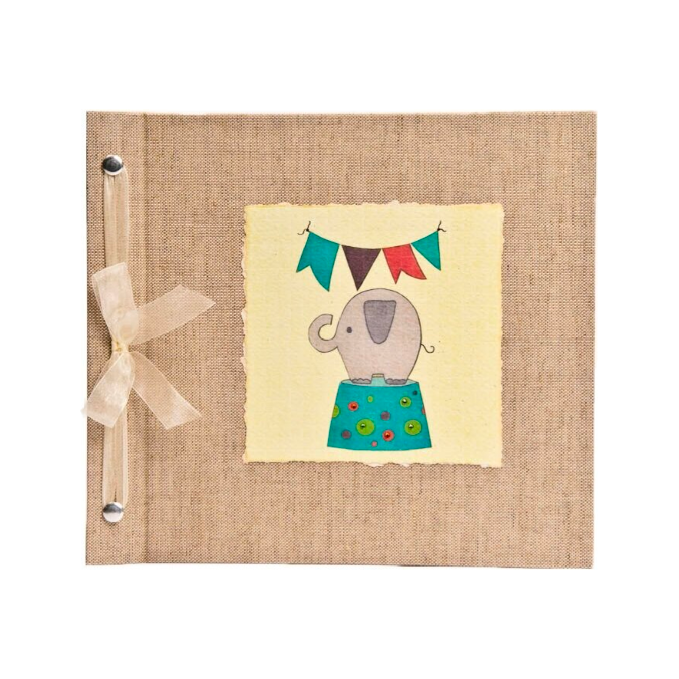 Hugs and Kisses Blue Elephant Memory Book (Newborn-5th Birthday)