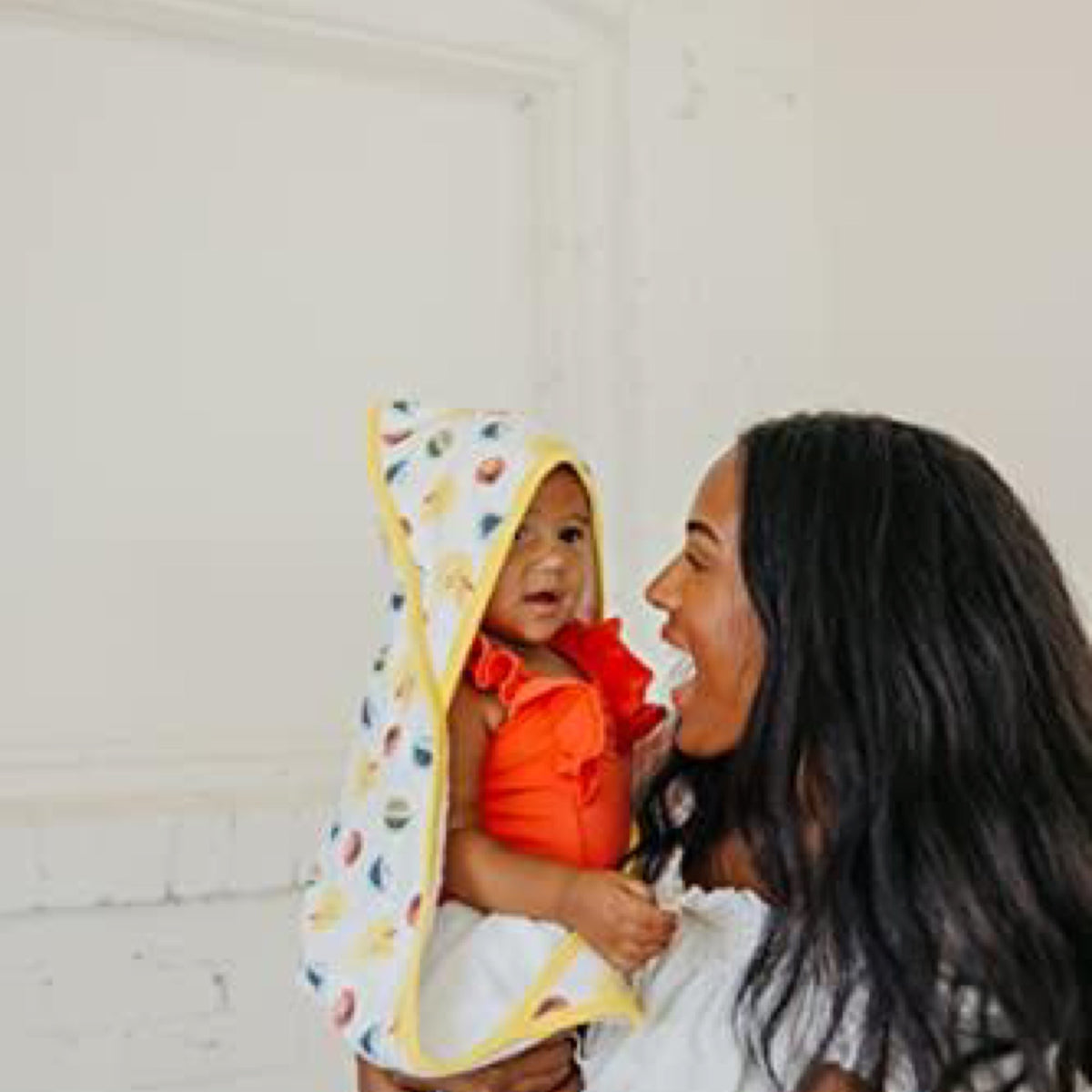 Copper Pearl Premium Knit Hooded Bath Towel Sesame Scribbles