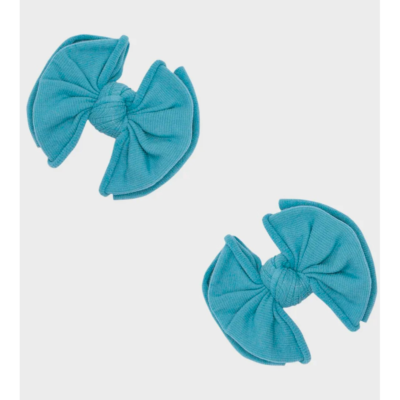 Baby Bling Bows- 2PK Fab Clips in Laguna