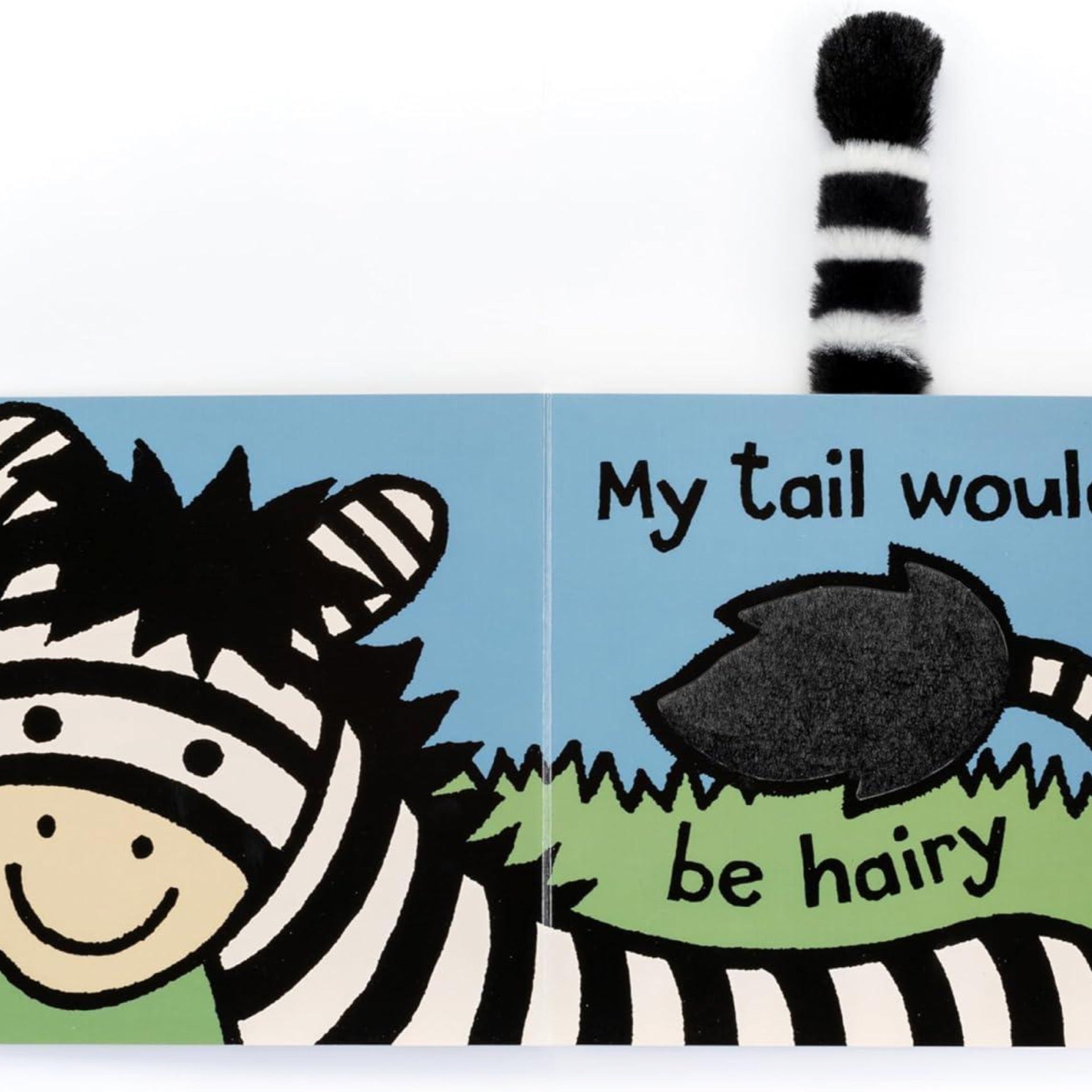 Jellycat If I Were a Zebra Board Book for Baby