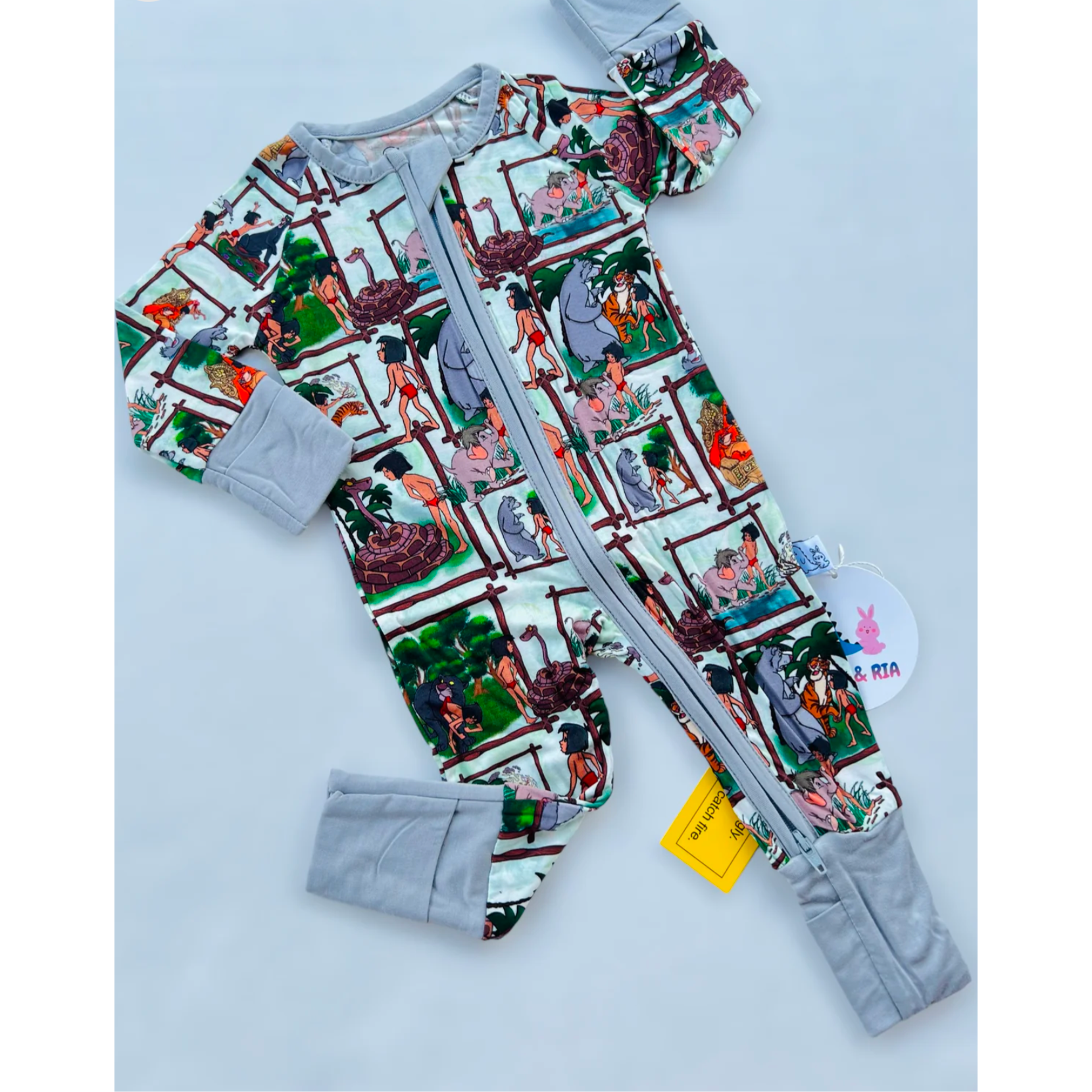 Ceddy & Ria Jungle Boy Romper