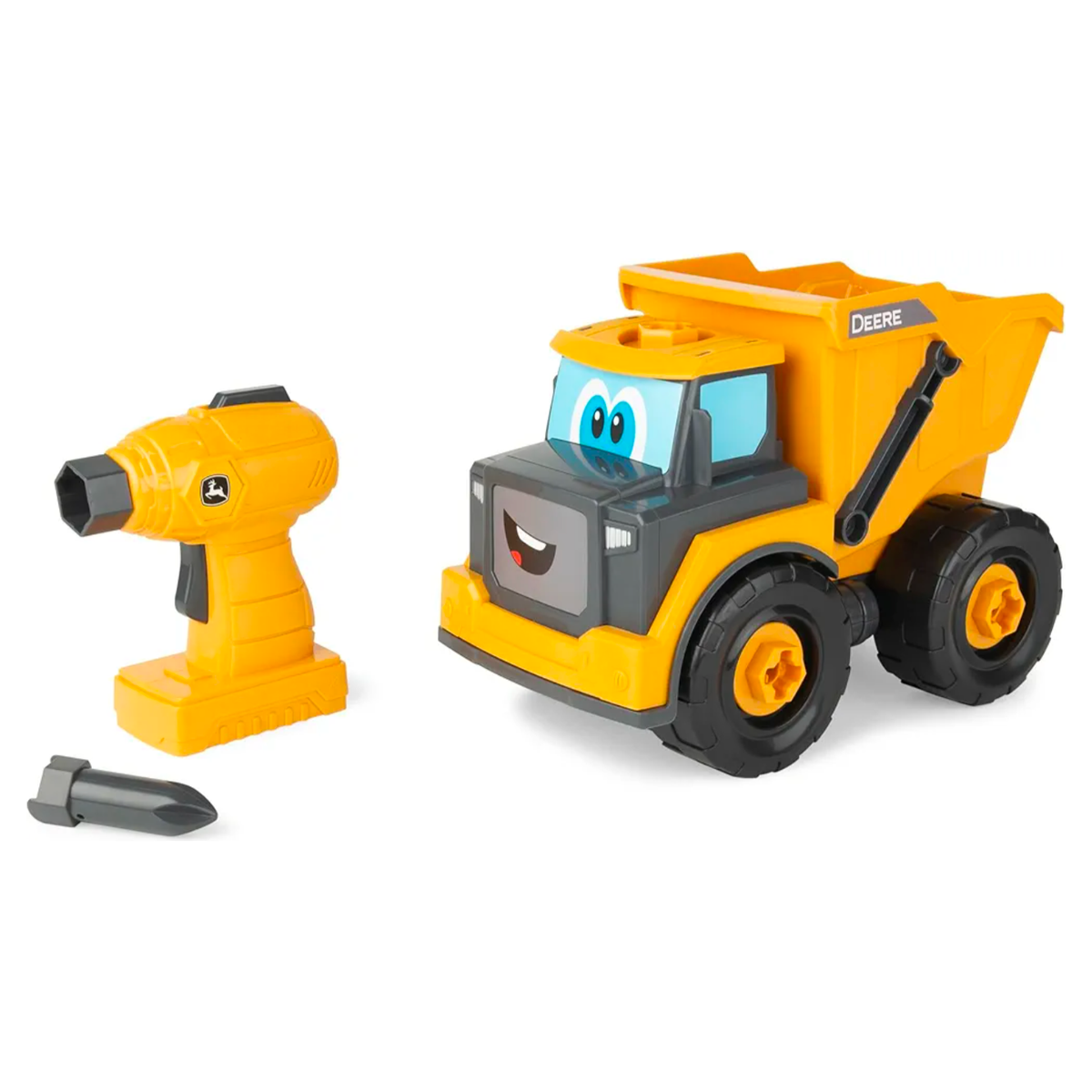 John Deere Build-A-Buddy Yellow Dump Truck 2-in-1 Vehicle