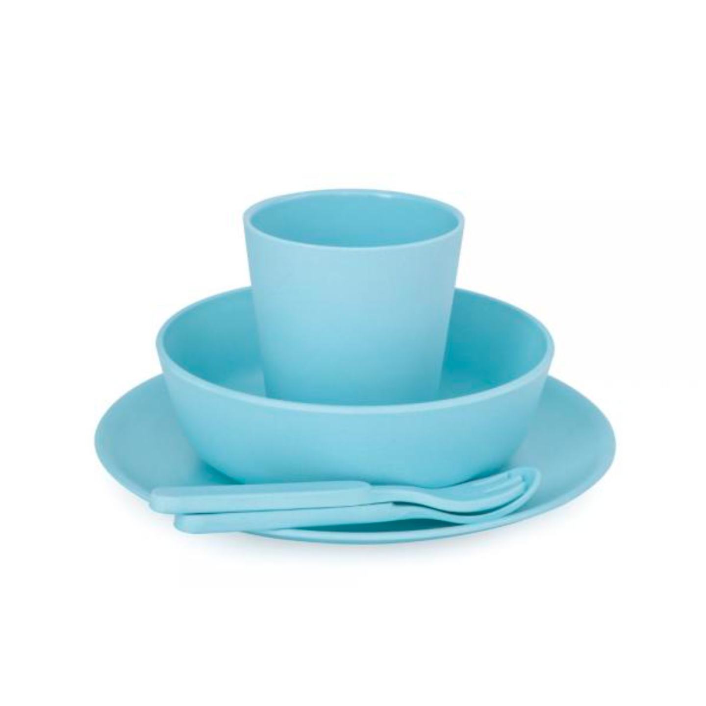 Bobo and Boo Bamboo 5 Piece Dinner Set (Pacific)