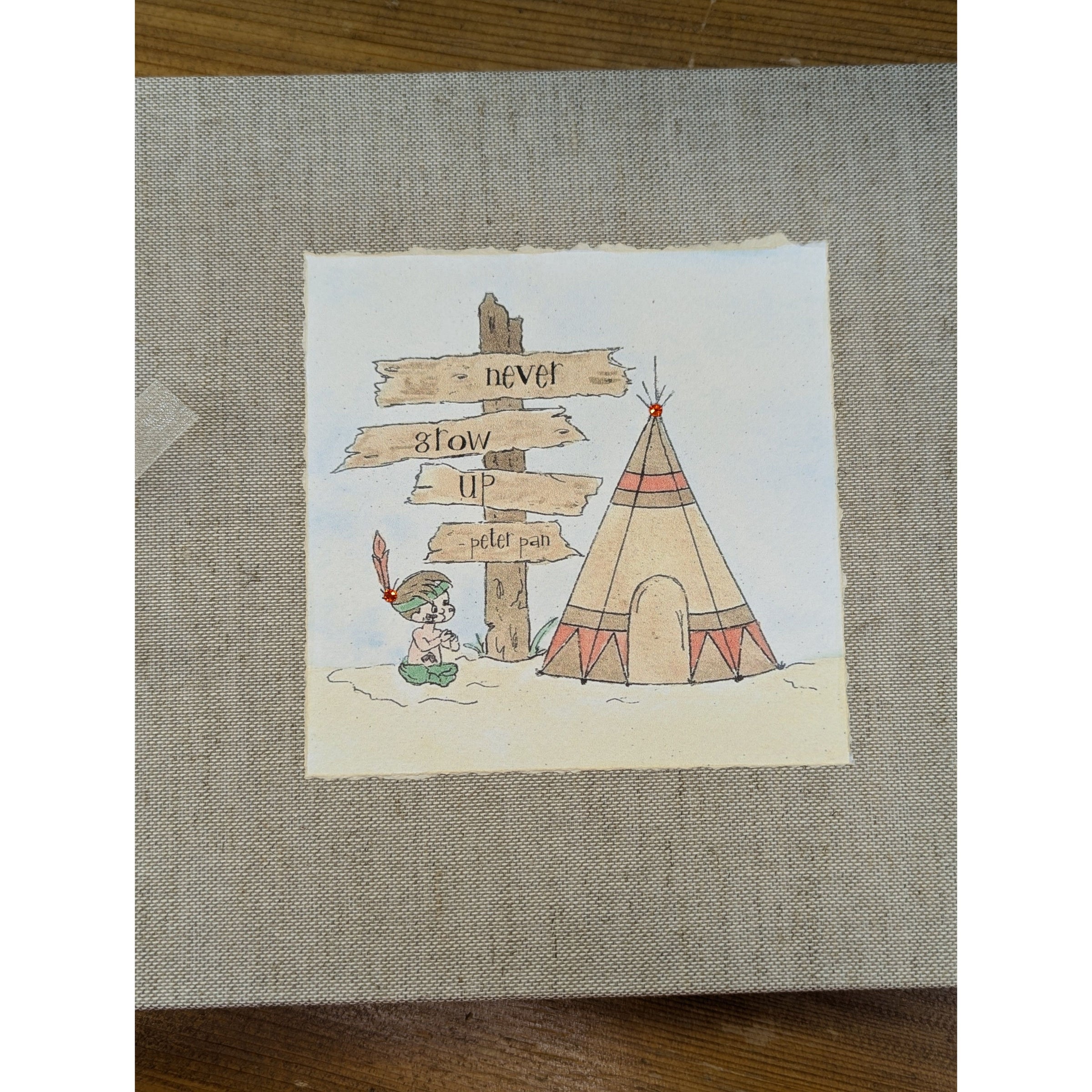 Hugs and Kisses Peter Pan Memory Book (Newborn-5th Birthday)