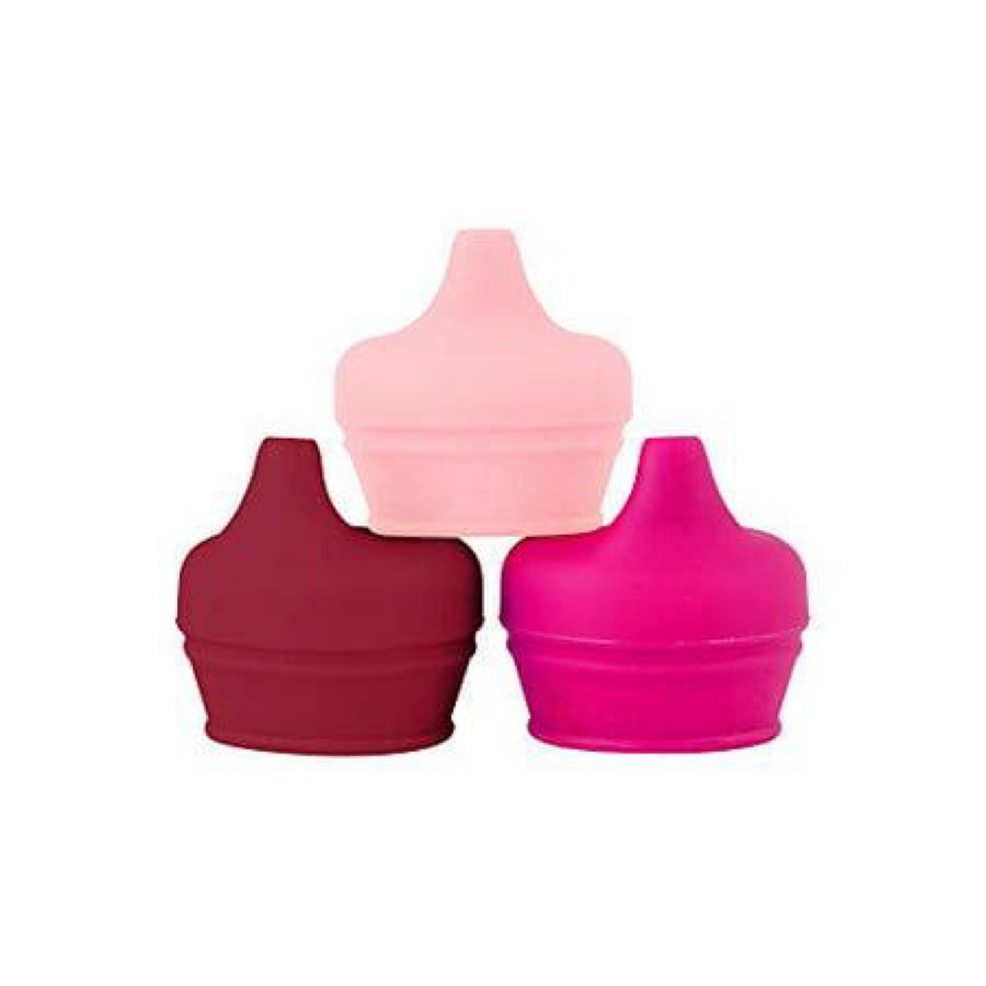 Boon Snug Spout Pink Sippy Lids (Pack of 3)