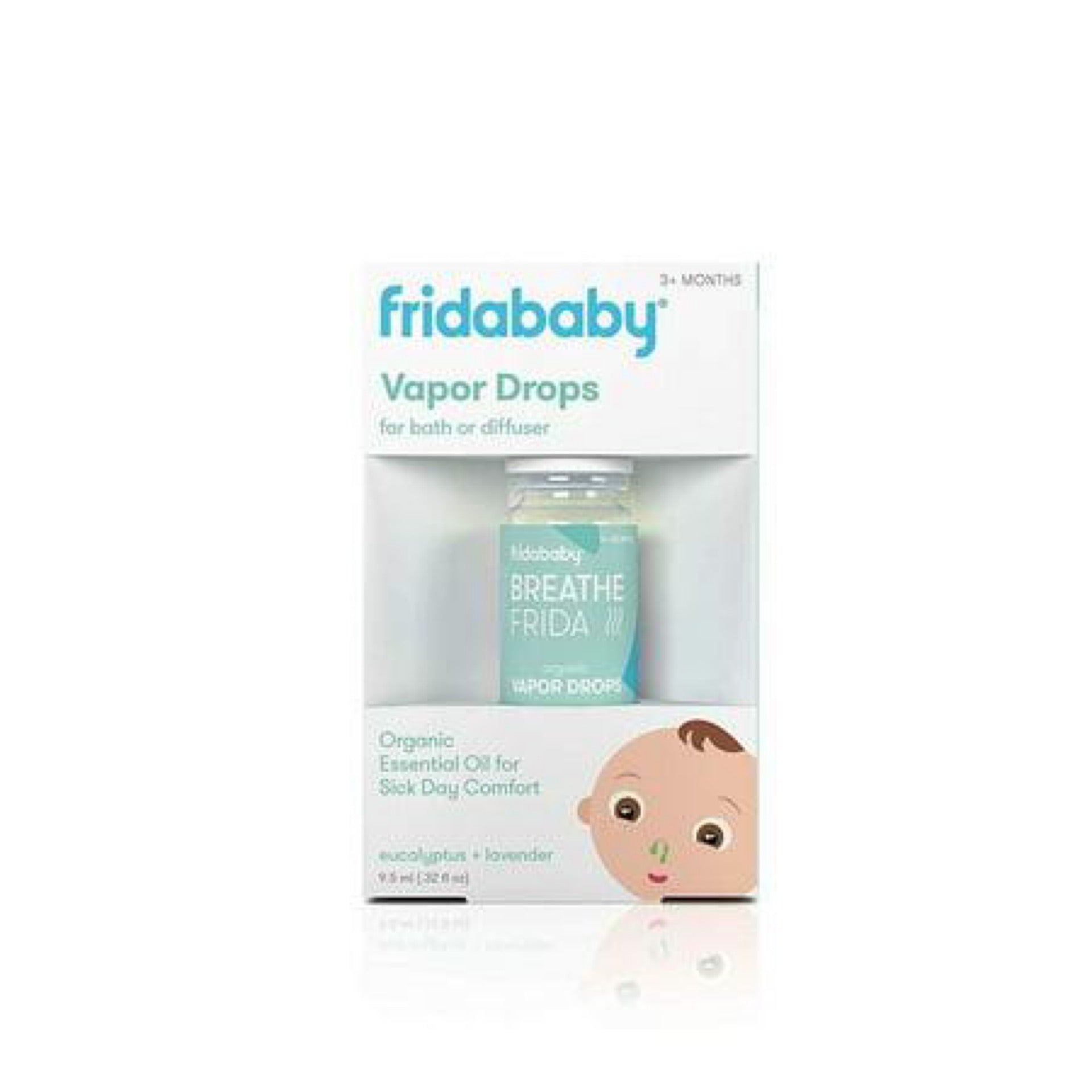 Frida Baby Breathefrida Vapor Bath Drops for Sick Day Comfort