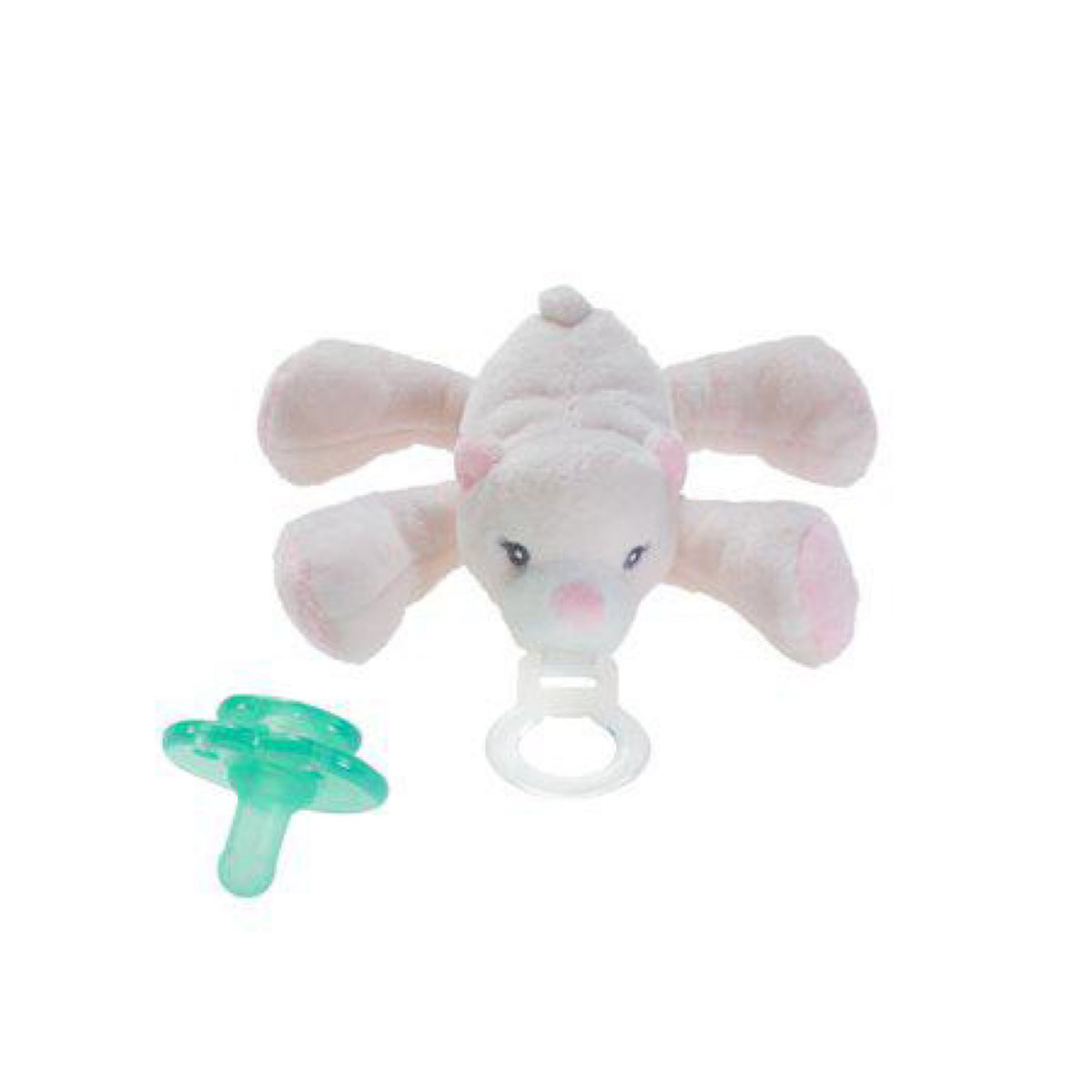Nookums Pacifier Baby the Pink Bear