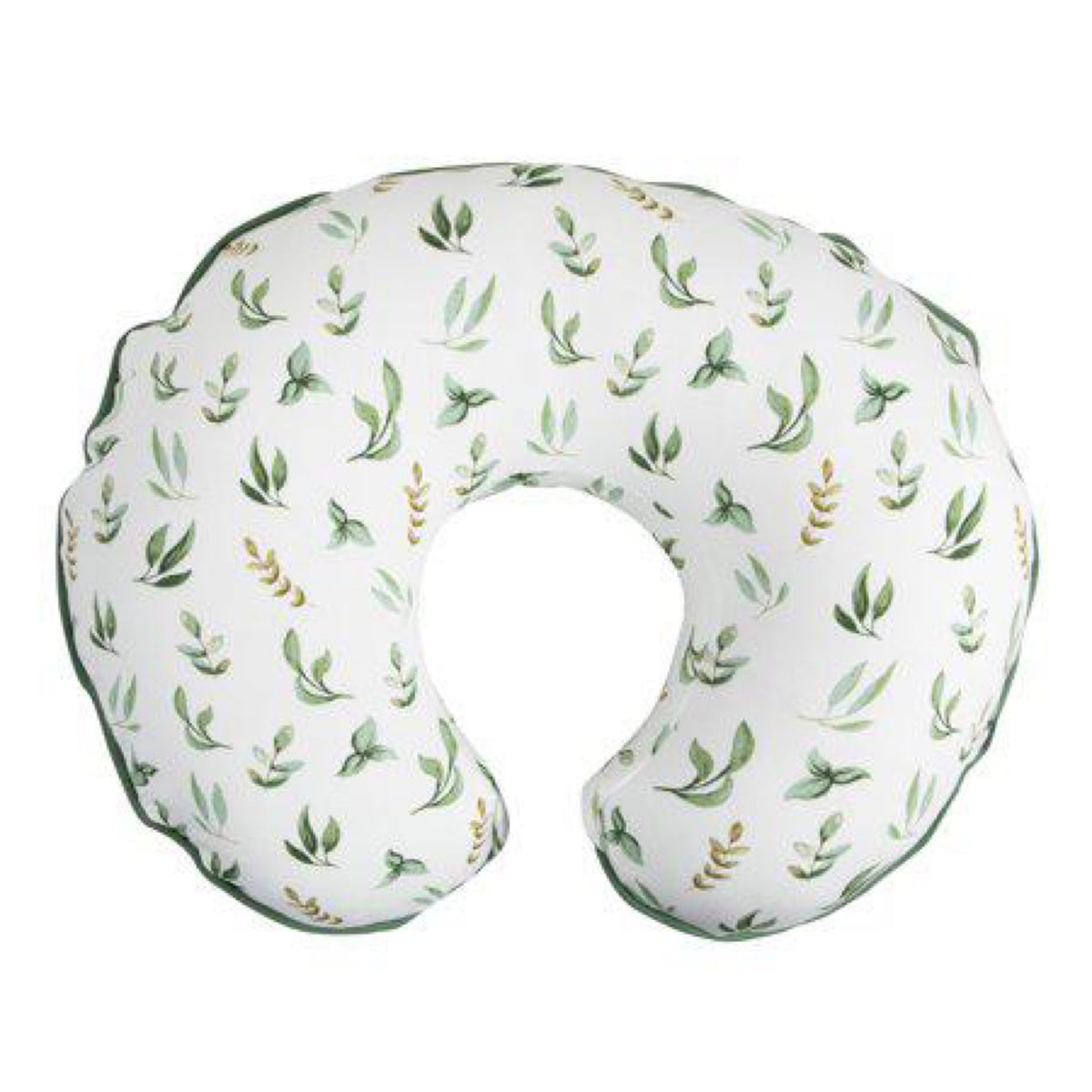 Boppy Organic Original Support Nursing Pillow Cover (Green Little Leaves)