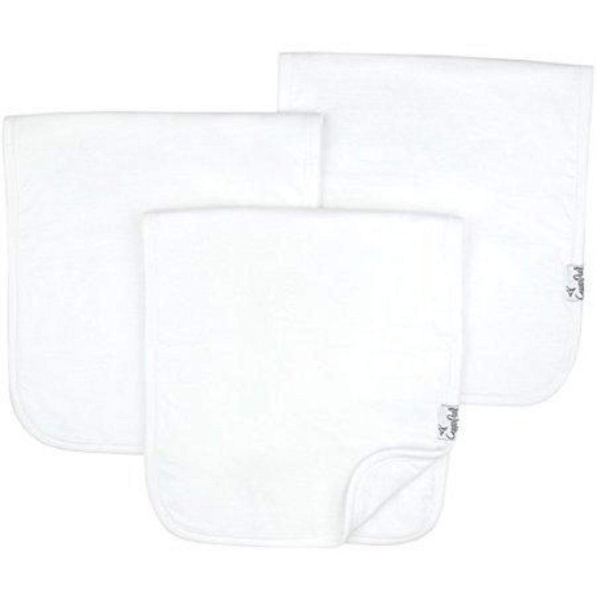Copper Pearl Baby Burp Cloth White Basics Set