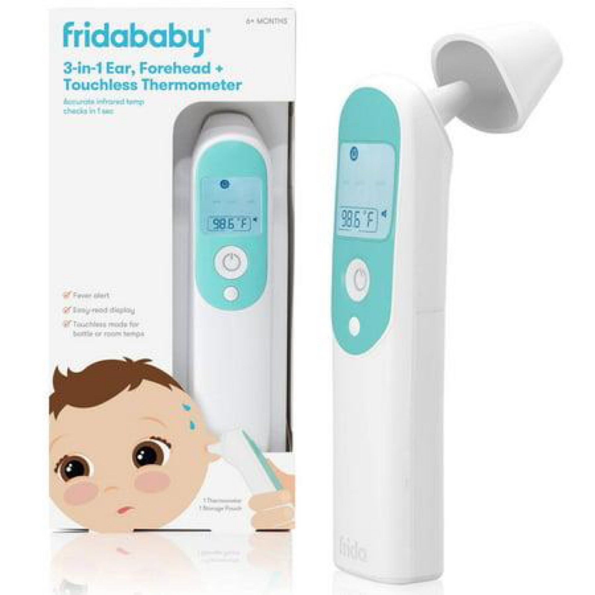 Frida Baby 3-in-1 Ear and Forehead Infrared Thermometer
