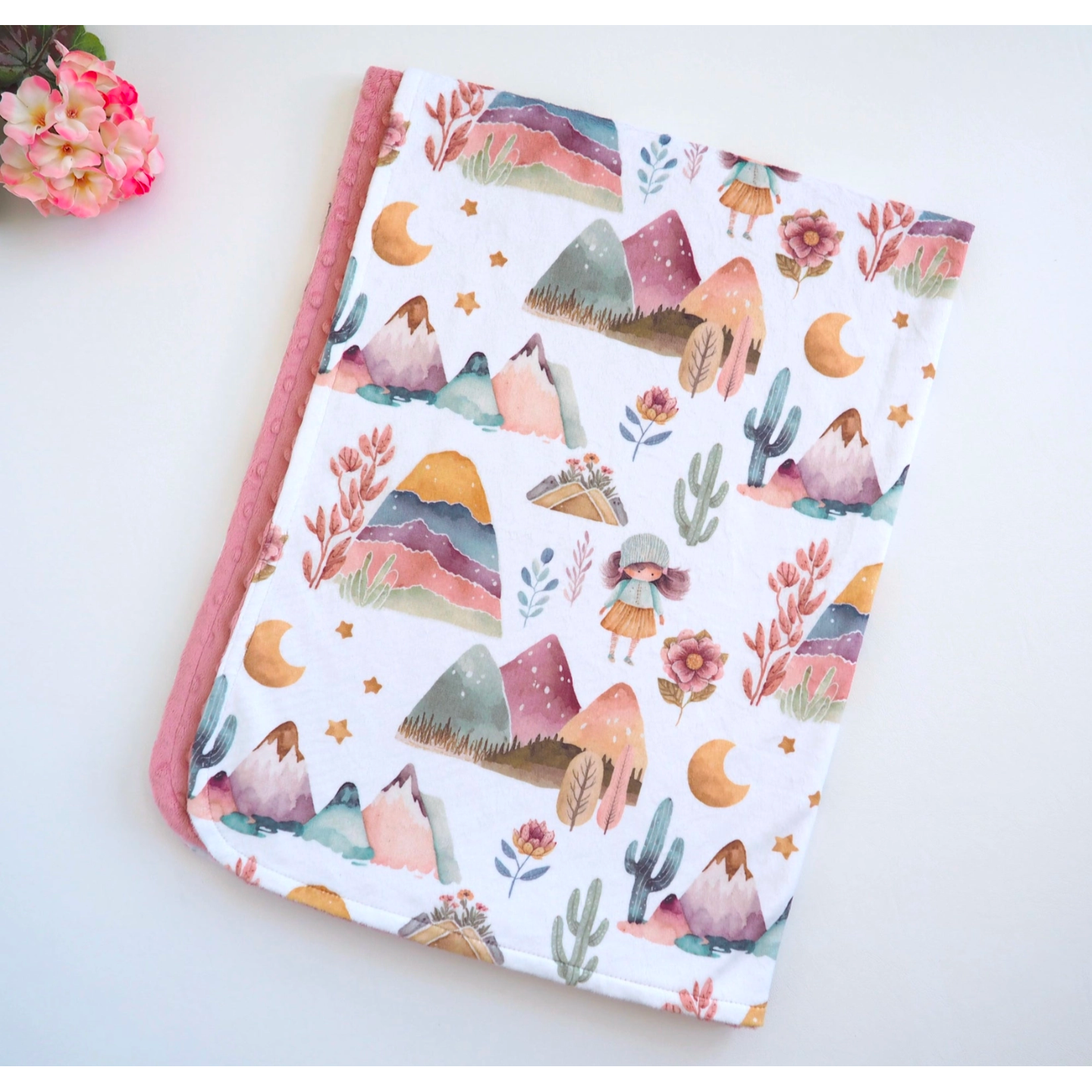 Honey Lemonade Minky Blanket (Dreamland)