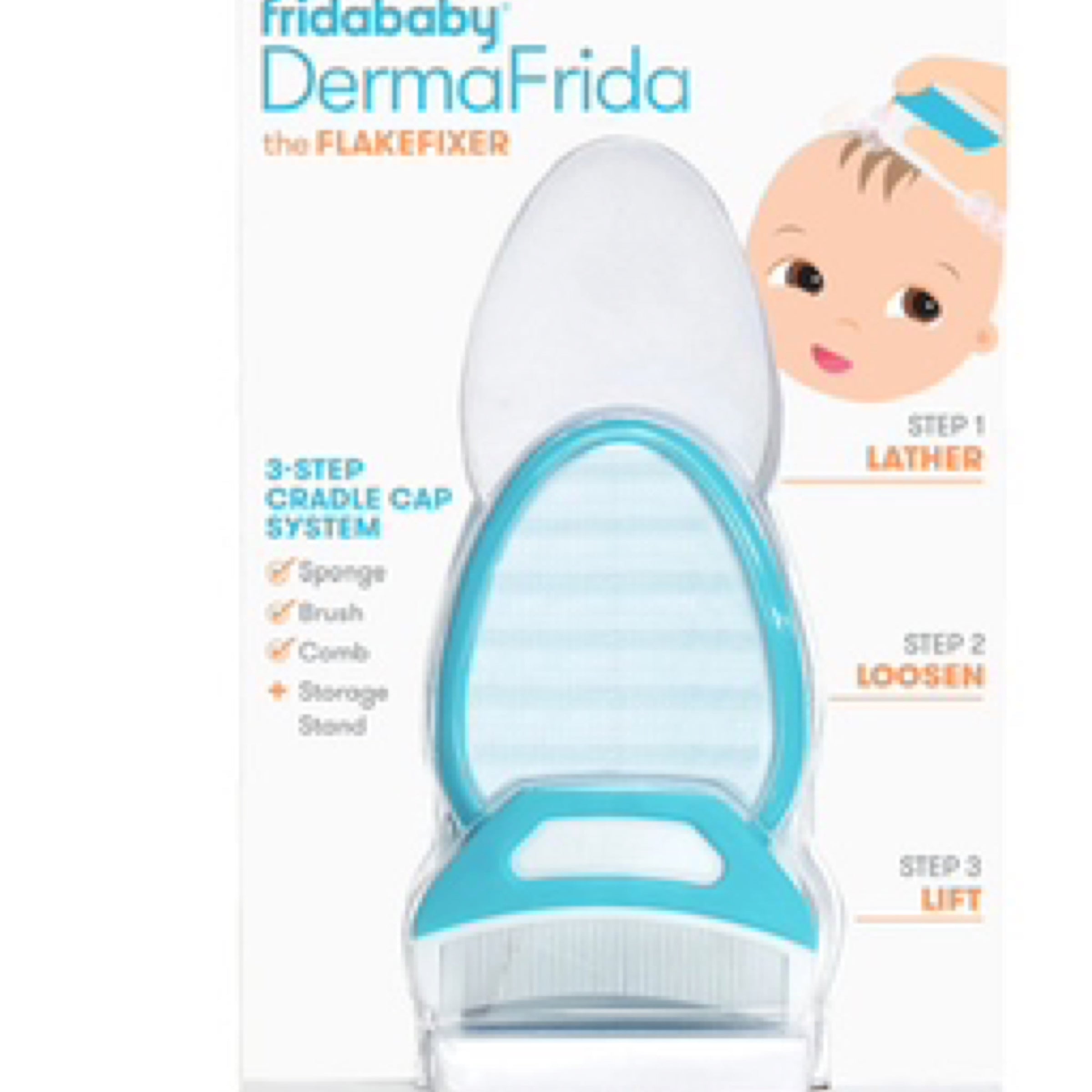 Fridababy Dermafrida The Flakefixer 3-Step Cradle Cap System