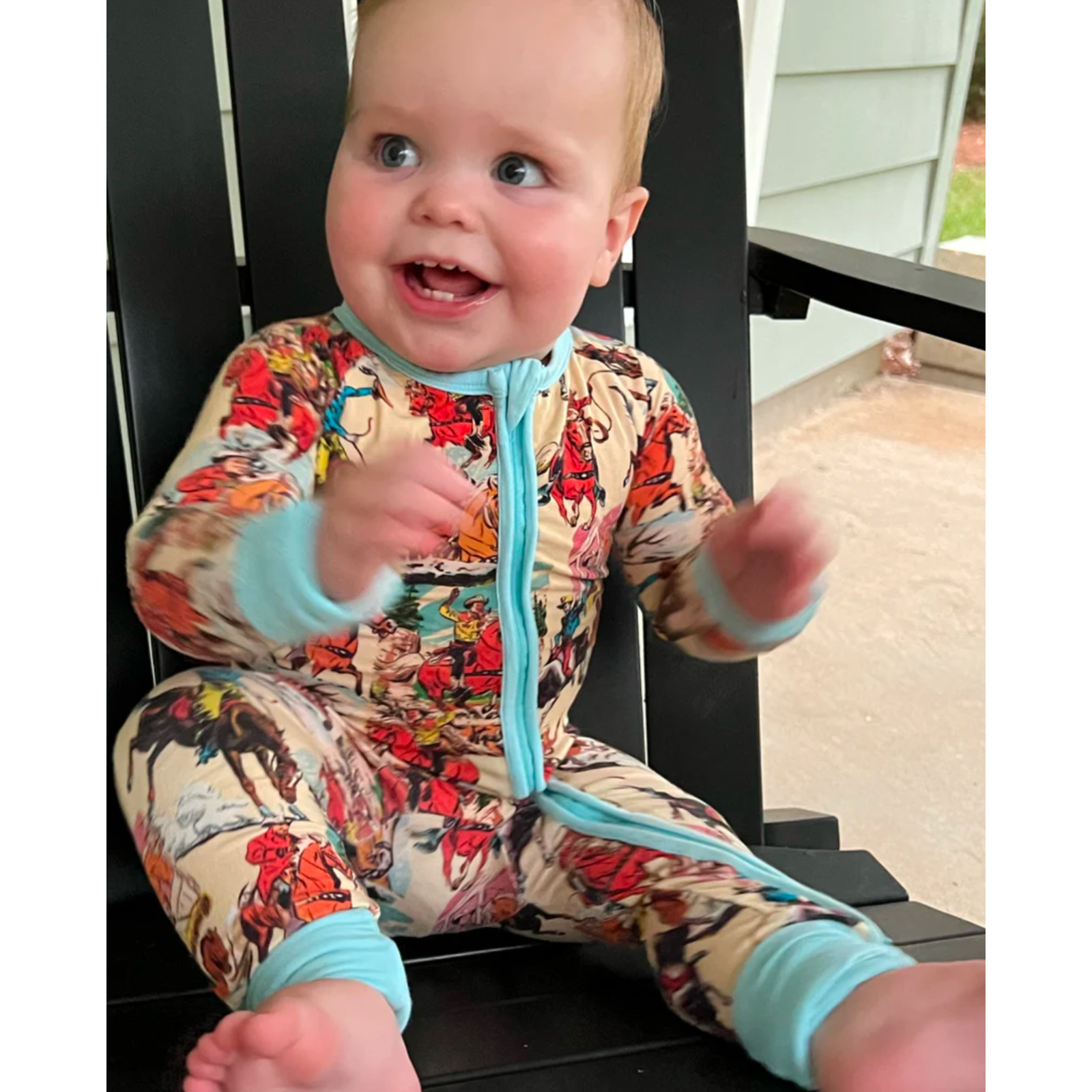 My Hometown Baby Lil’ Buckaroo Romper (12-18)