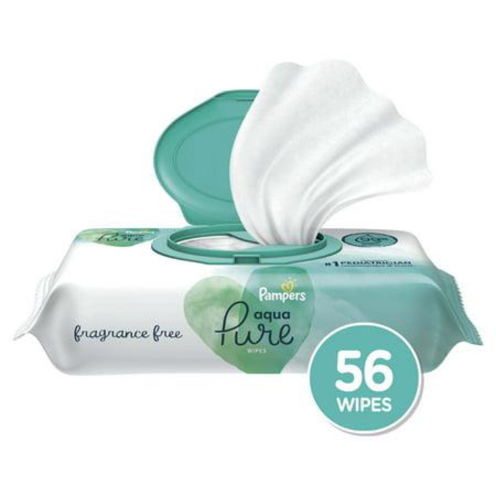 Pampers Aqua Pure Baby Wipes 56pk