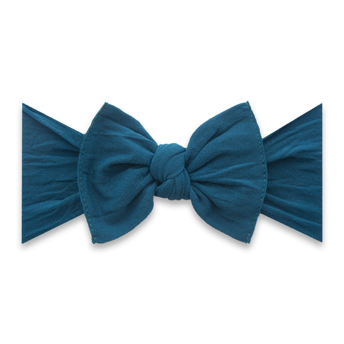 Baby Bling Bows- The Knot Bow in Peacock