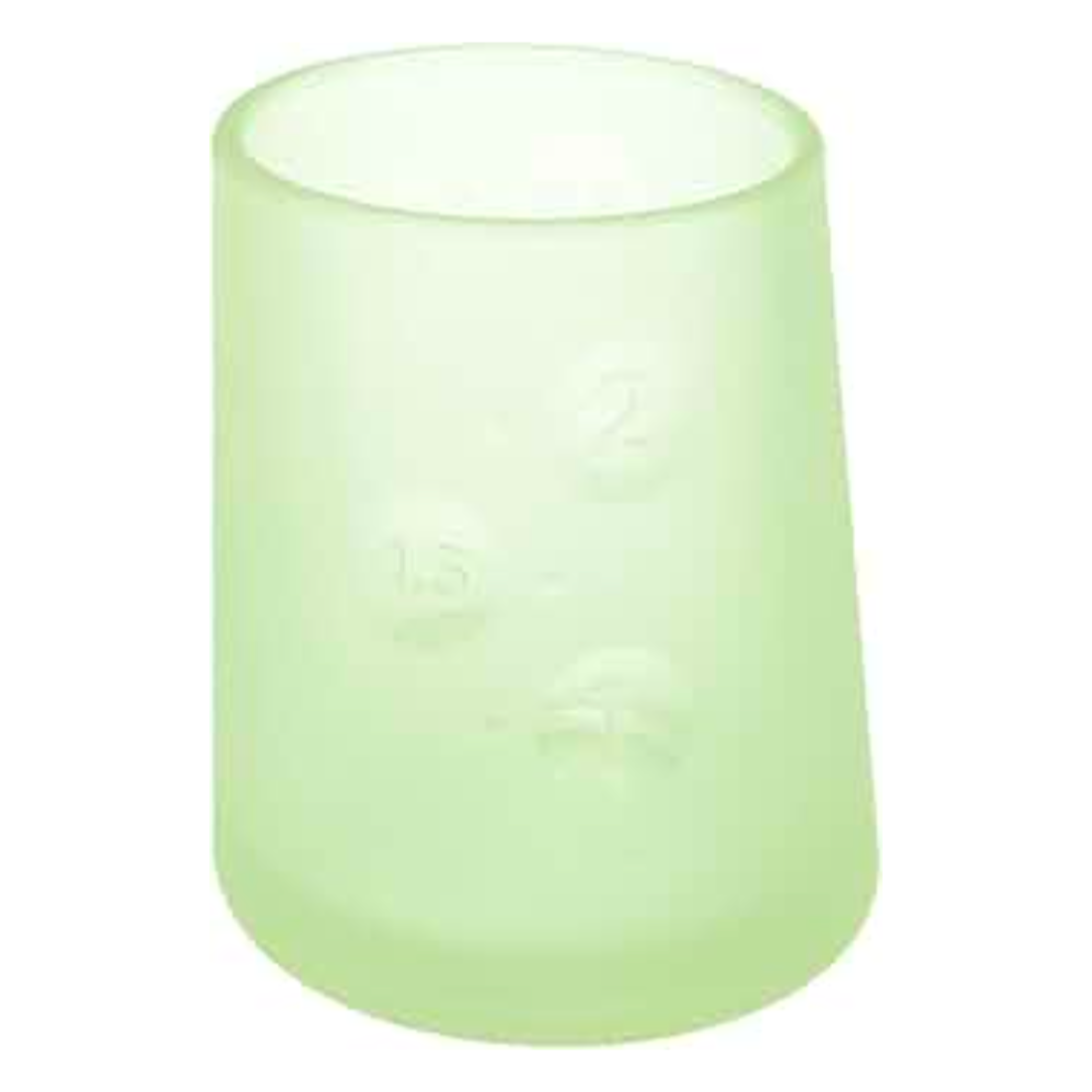 Olababy First Cup | Clear Sense 100% Silicone Infant Trainer Cup | 2oz | Kiwi