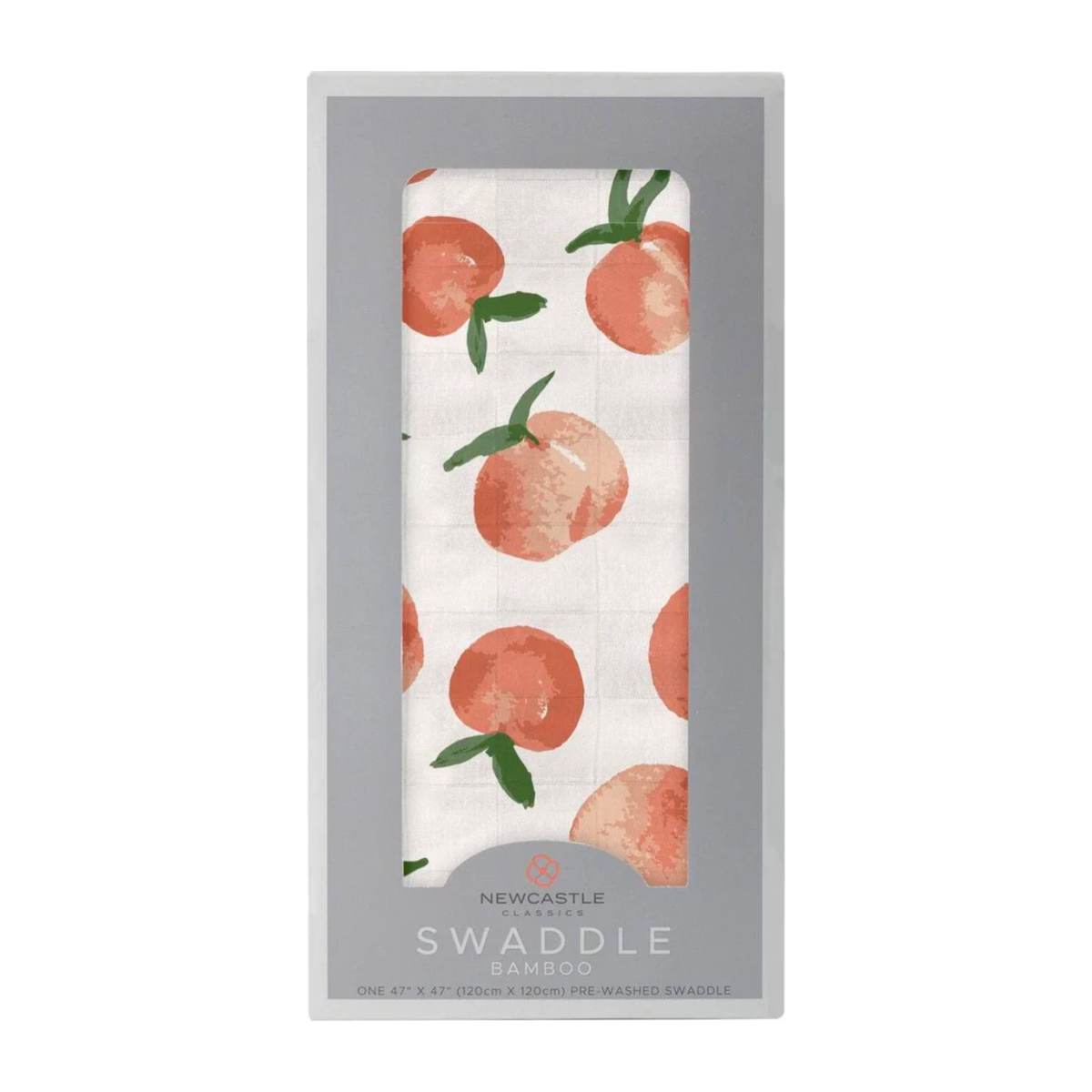 Newcastle Classics Bamboo Swaddle (Carnelian Peaches)