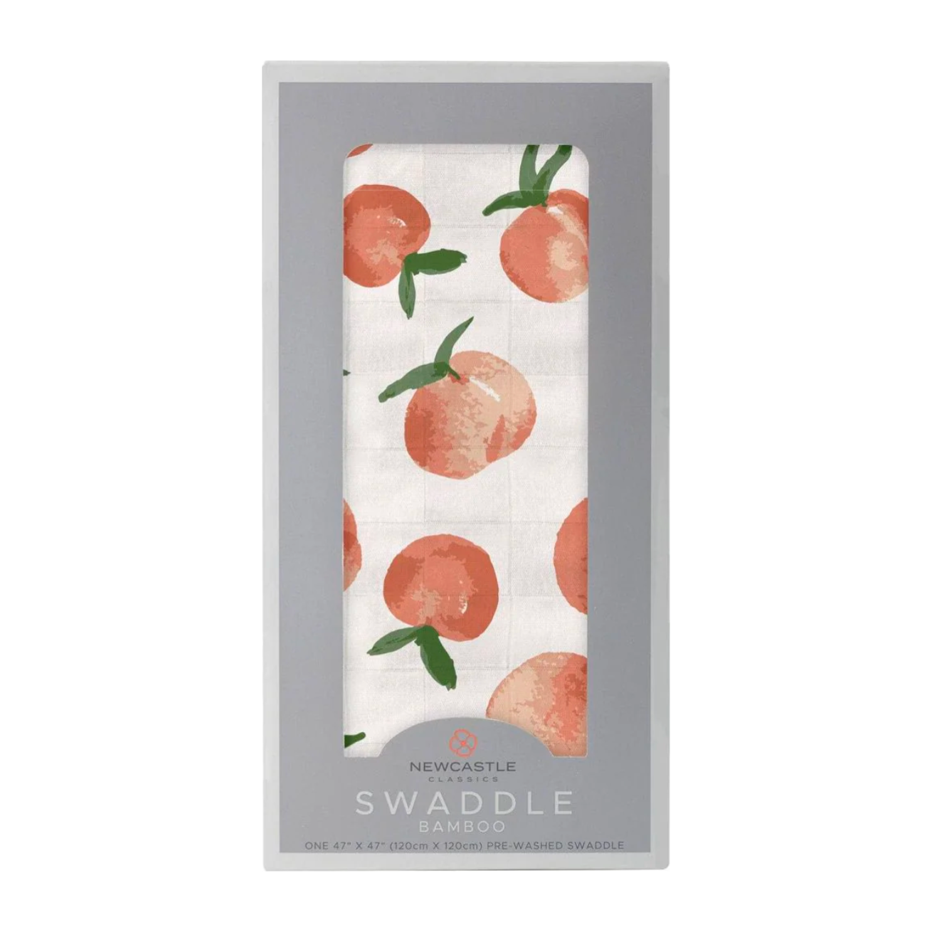 Newcastle Classics Bamboo Swaddle (Carnelian Peaches)