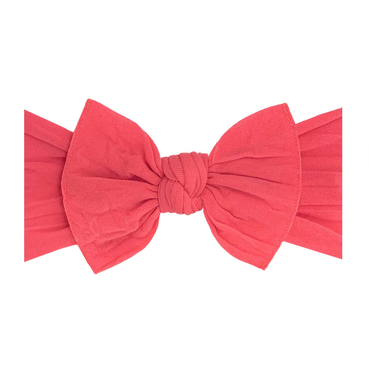 Baby Bling Bows- The Knot Bow in Salmon