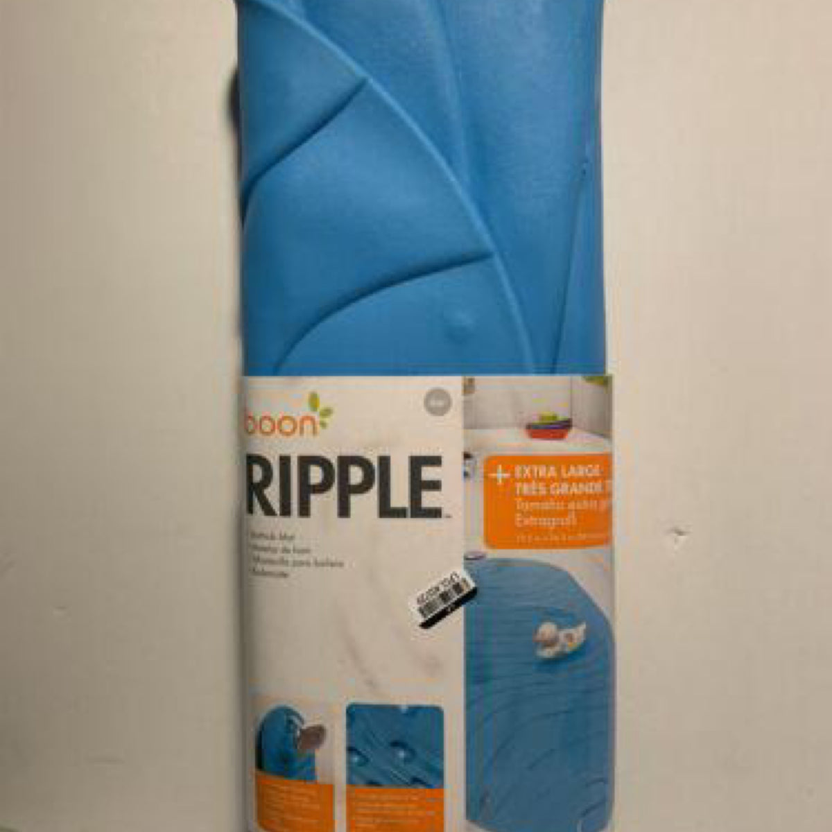 Boon Blue Waves Rubber Non-Slip Bath Mats