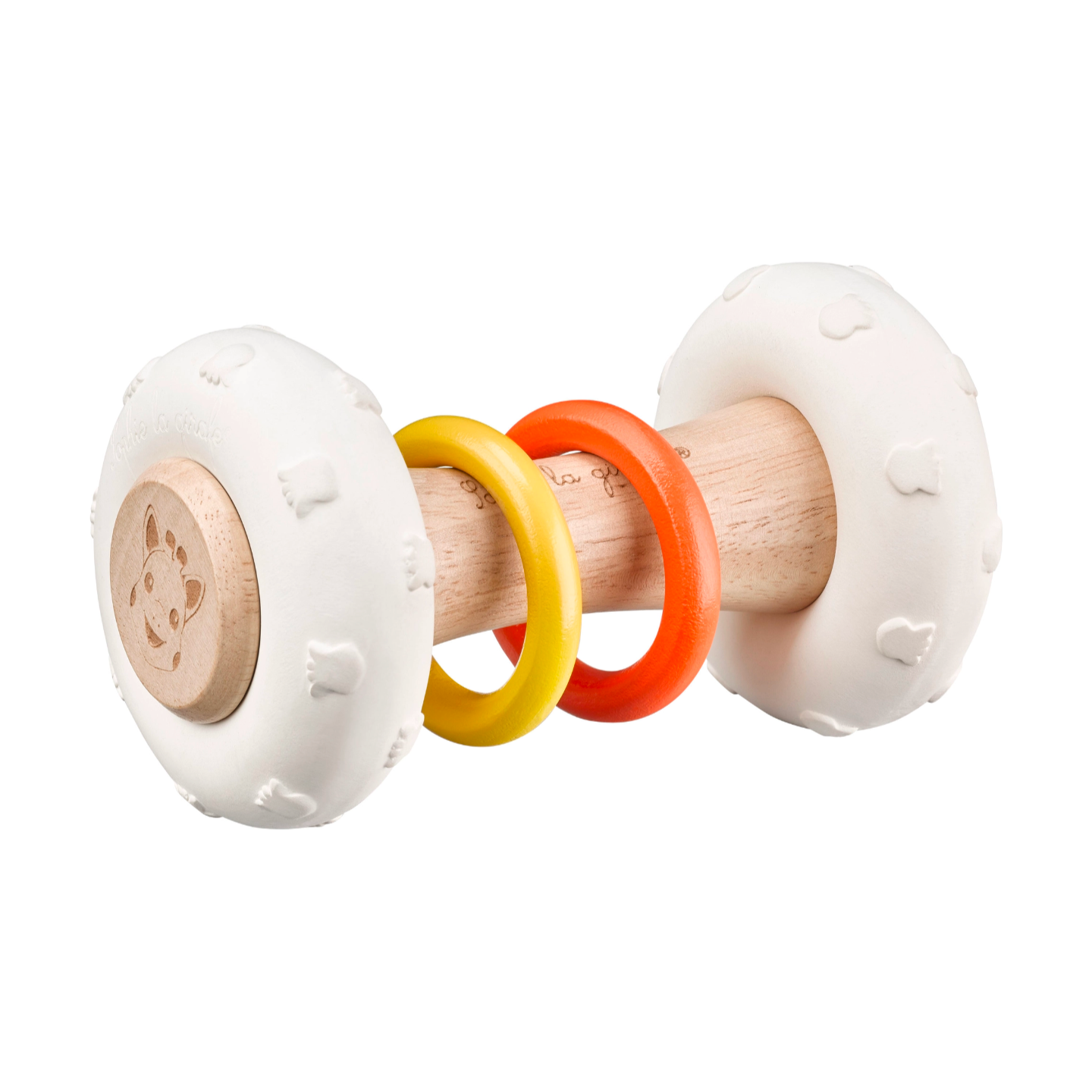 Sophie La Girafe So'pure Rubberwood Totem Rattle