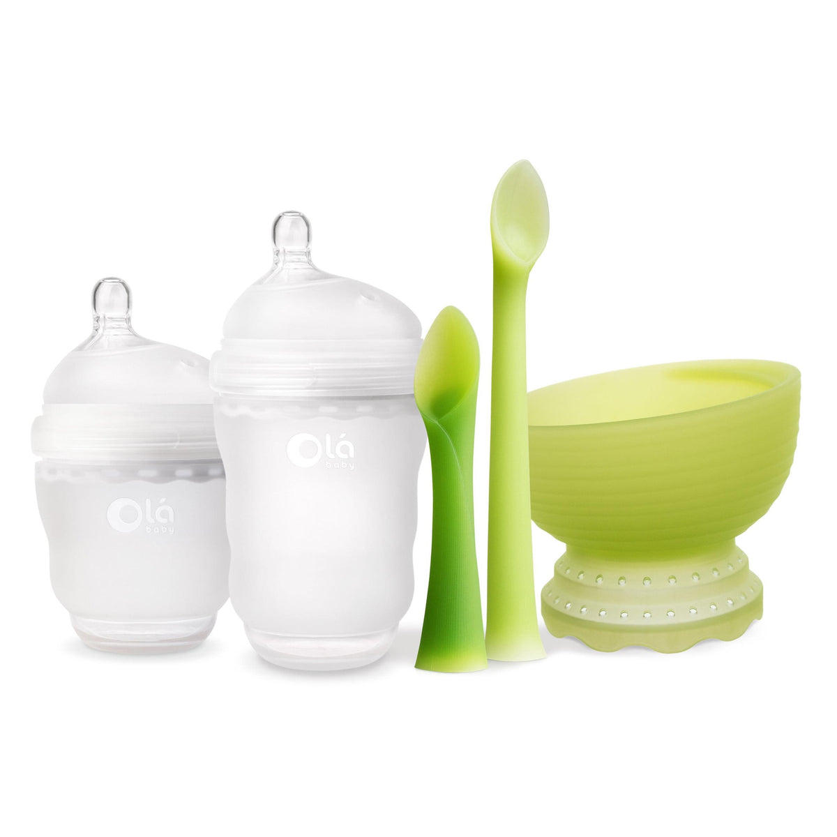 Infant Olababy 5-Piece Baby Feeding Starter Set in Frost