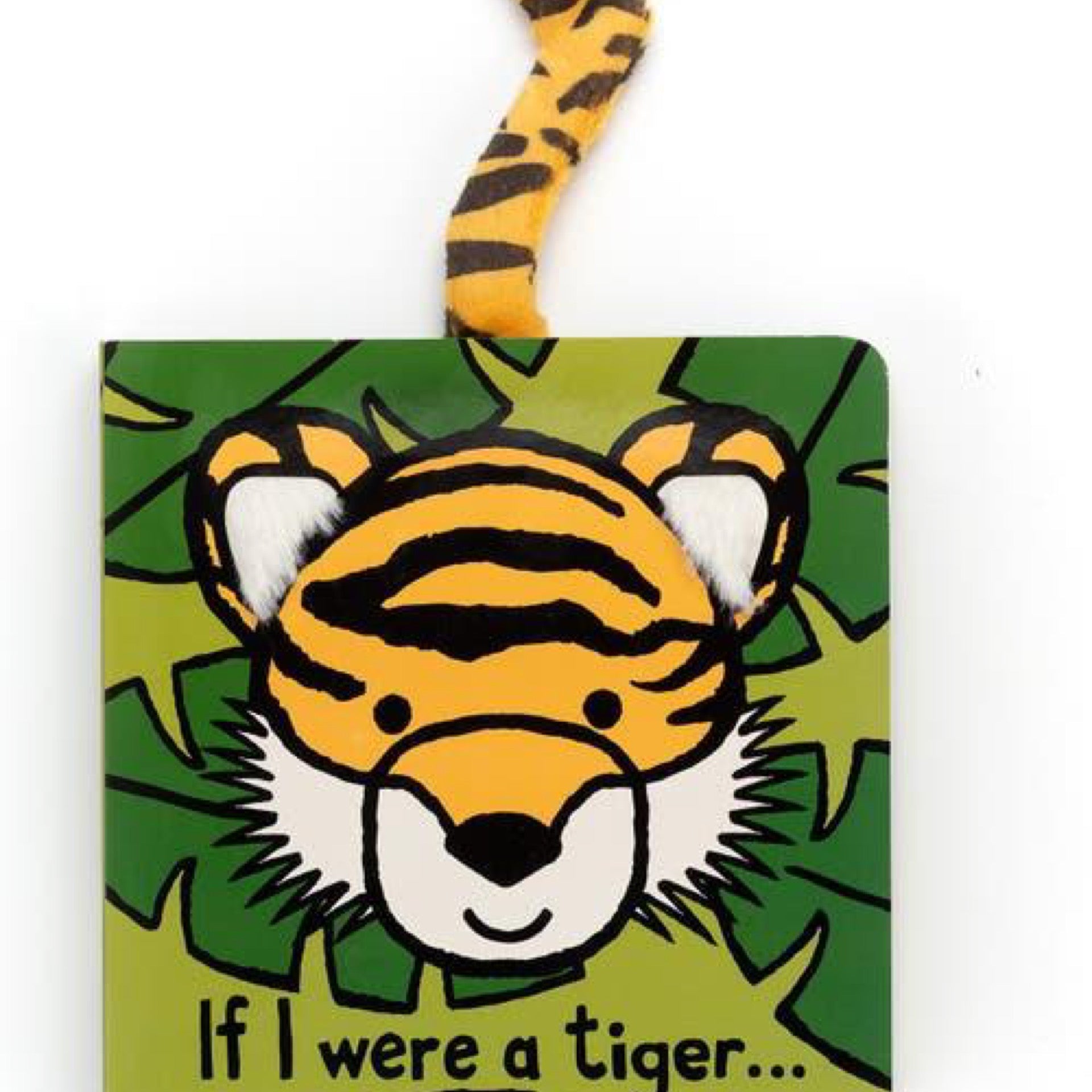 Jellycat 'If I Were a Tiger' Board Book in Green