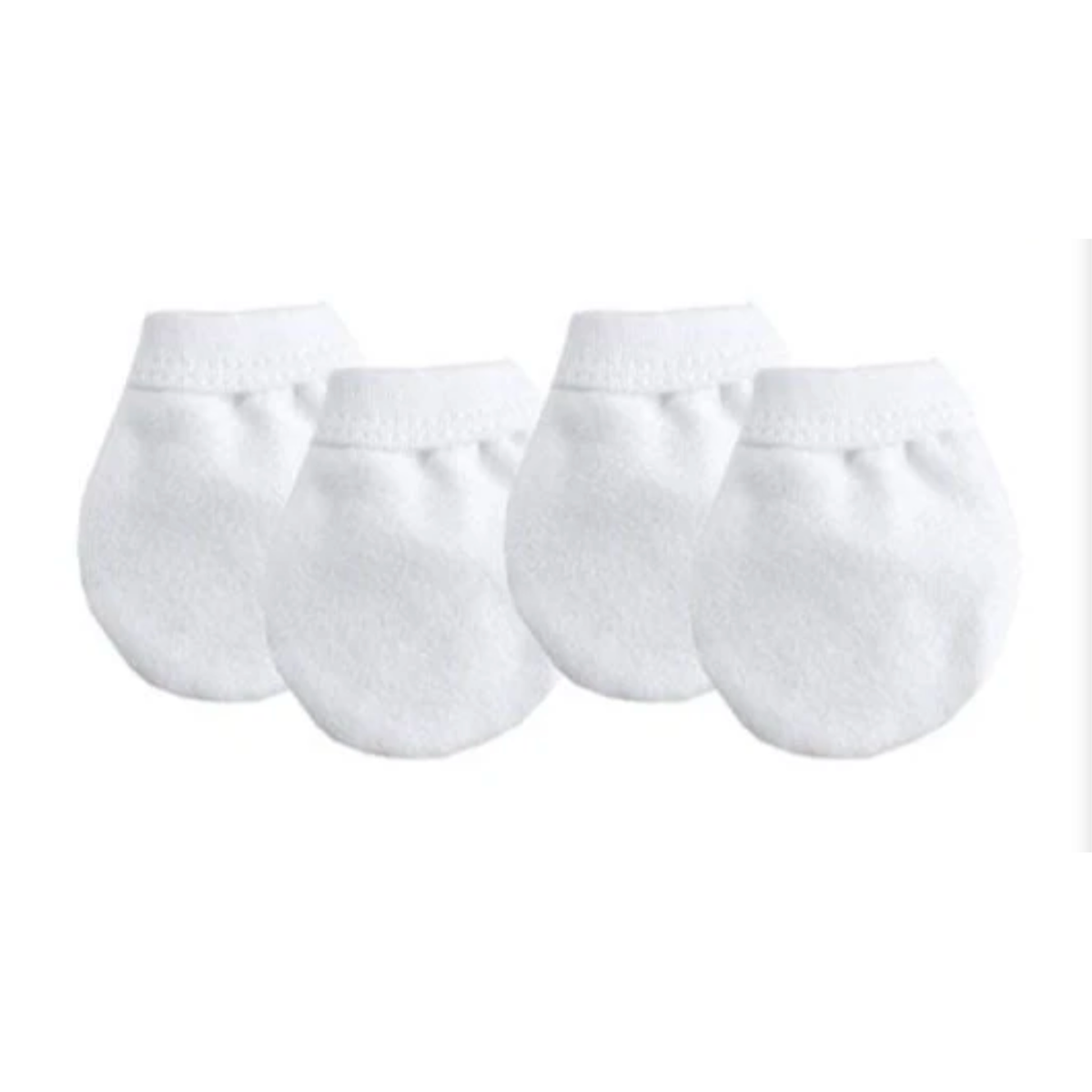 Kushies Organic Mittens (White)