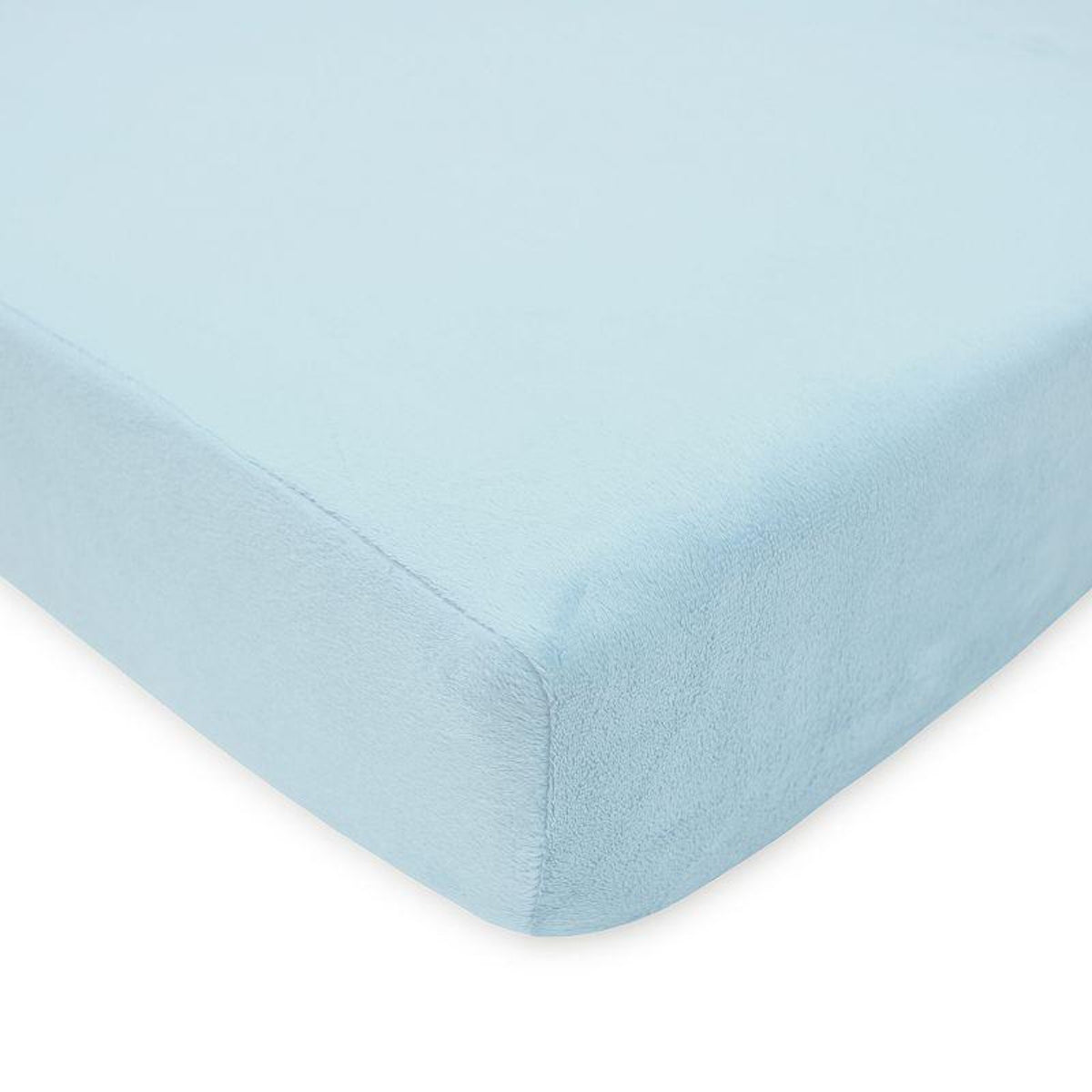 American Baby Company Soft Chenille Polyester Crib Sheet (Blue)