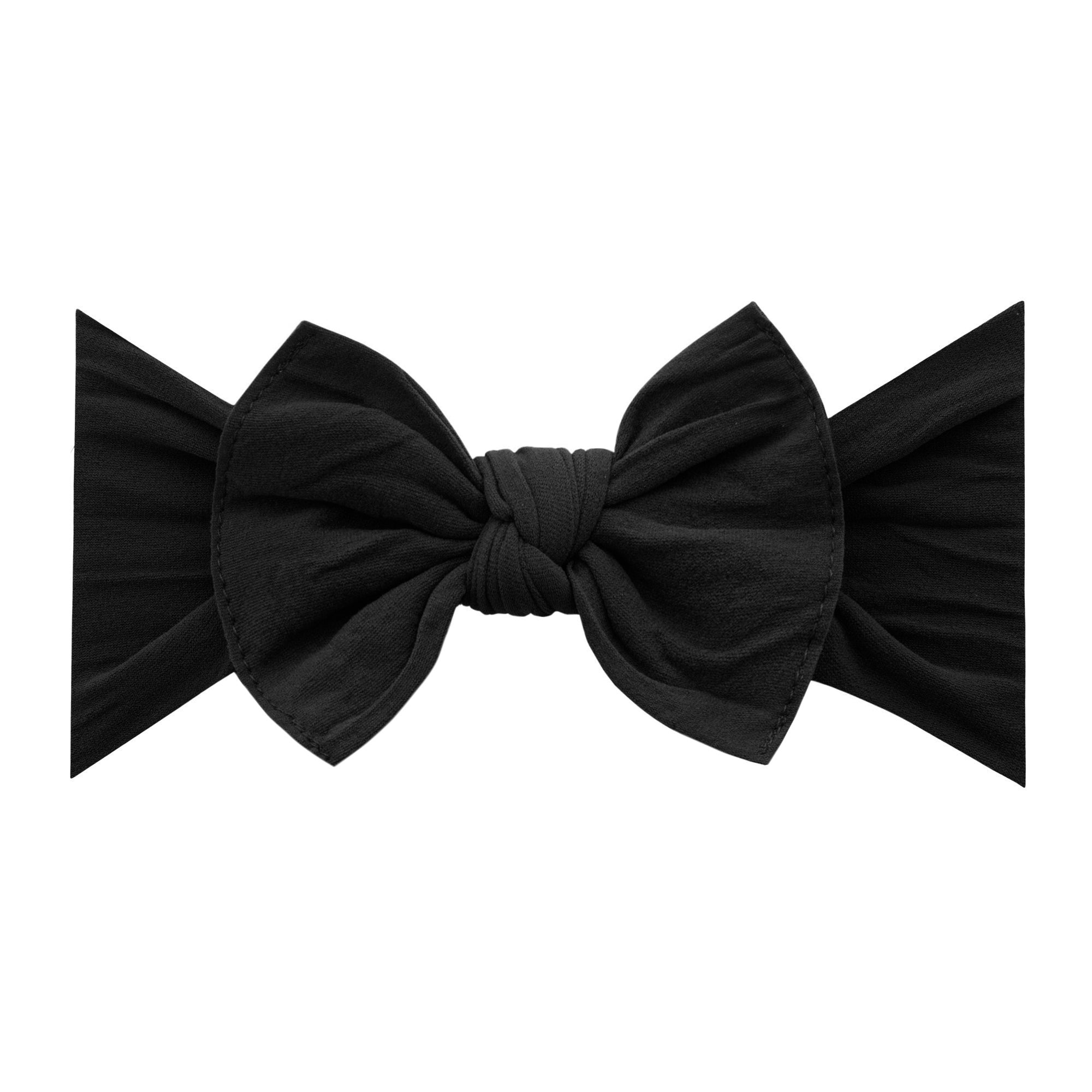 Baby Bling Bows- The Knot Bow in Black