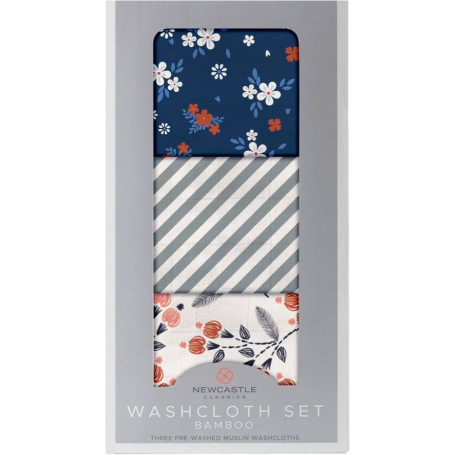 Newcastle Classics Blooms Washcloths Set