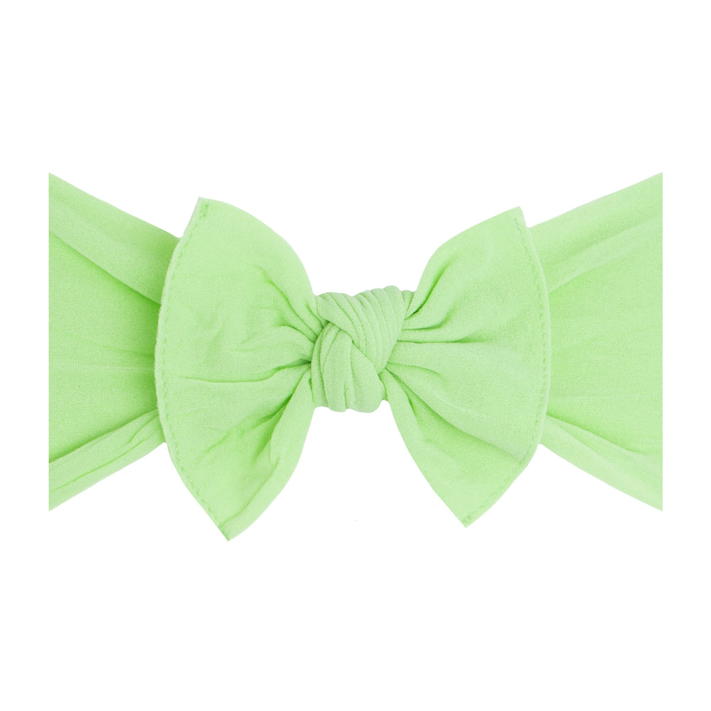 Baby Bling Bows- The Knot Bow in Kiwi
