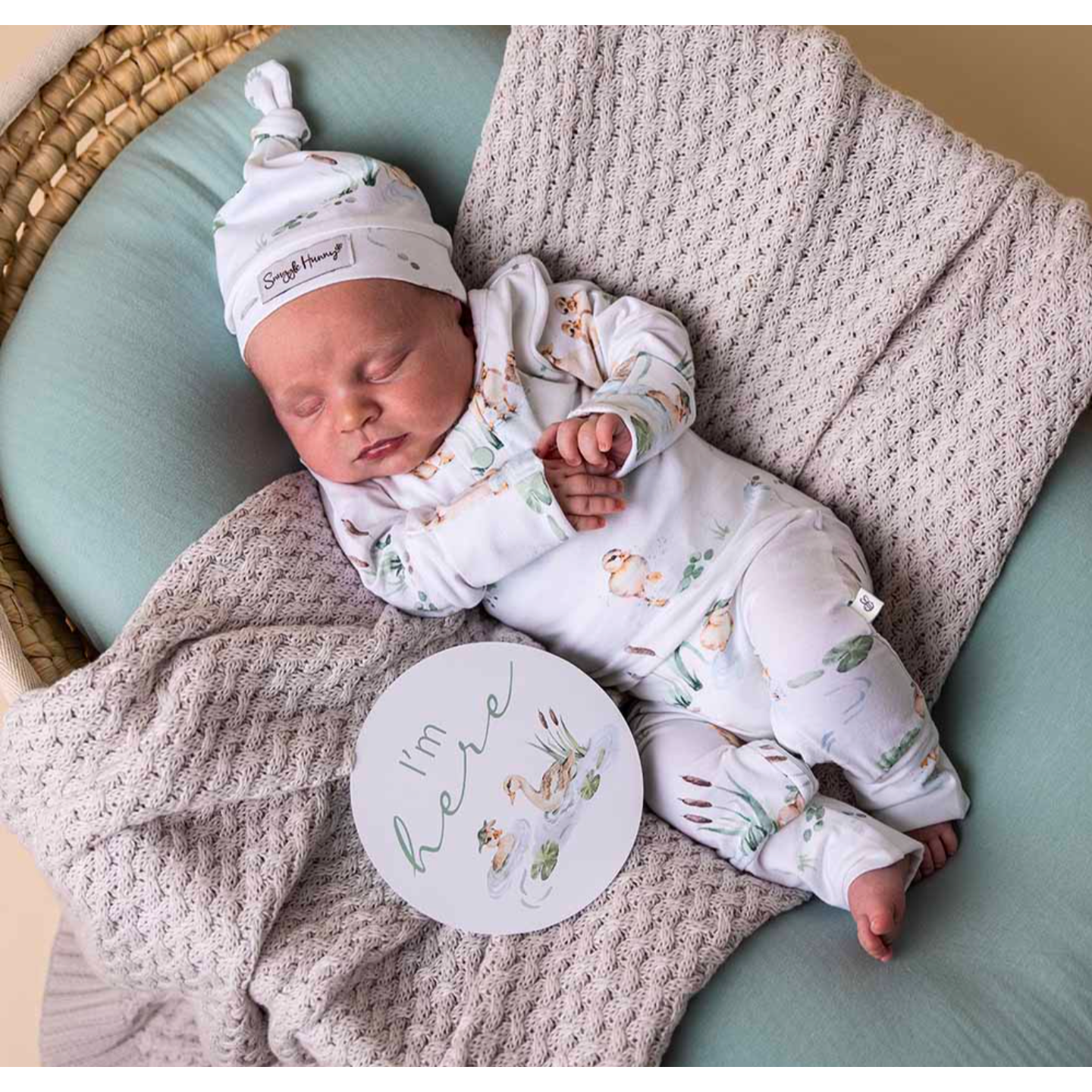 Snuggle Hunny Duck Pond Growsuit (18-24)