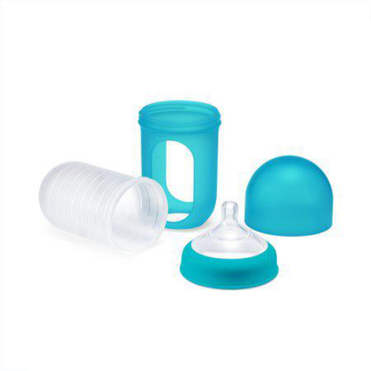 Boon Nursh Reusable Silicone Pouch Baby Bottle Feeding 8 oz (3pack)