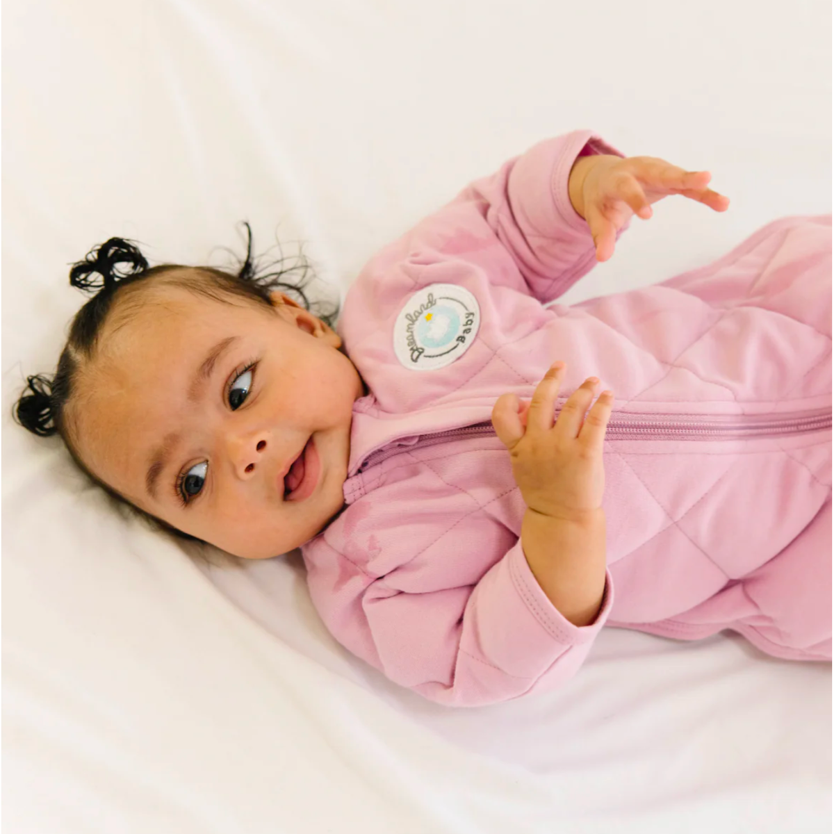 Dreamland Baby Weighted Transition Swaddle Pink Small 3-6