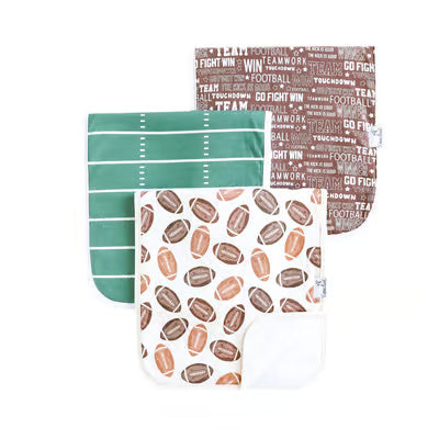 Copper Pearl Burp Cloths in Blitz