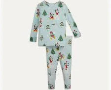Magnetic Me Snow Excited Long Sleeve Pajamas