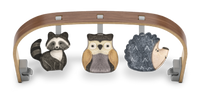 UPPAbaby Mira Bouncer Forest Fun Toy Bar - Grey | Walnut Wood