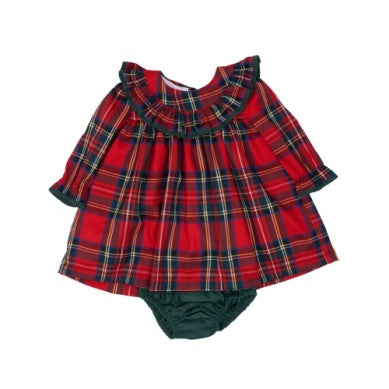 The Oaks Bloomer Set in Yuletide Tartan
